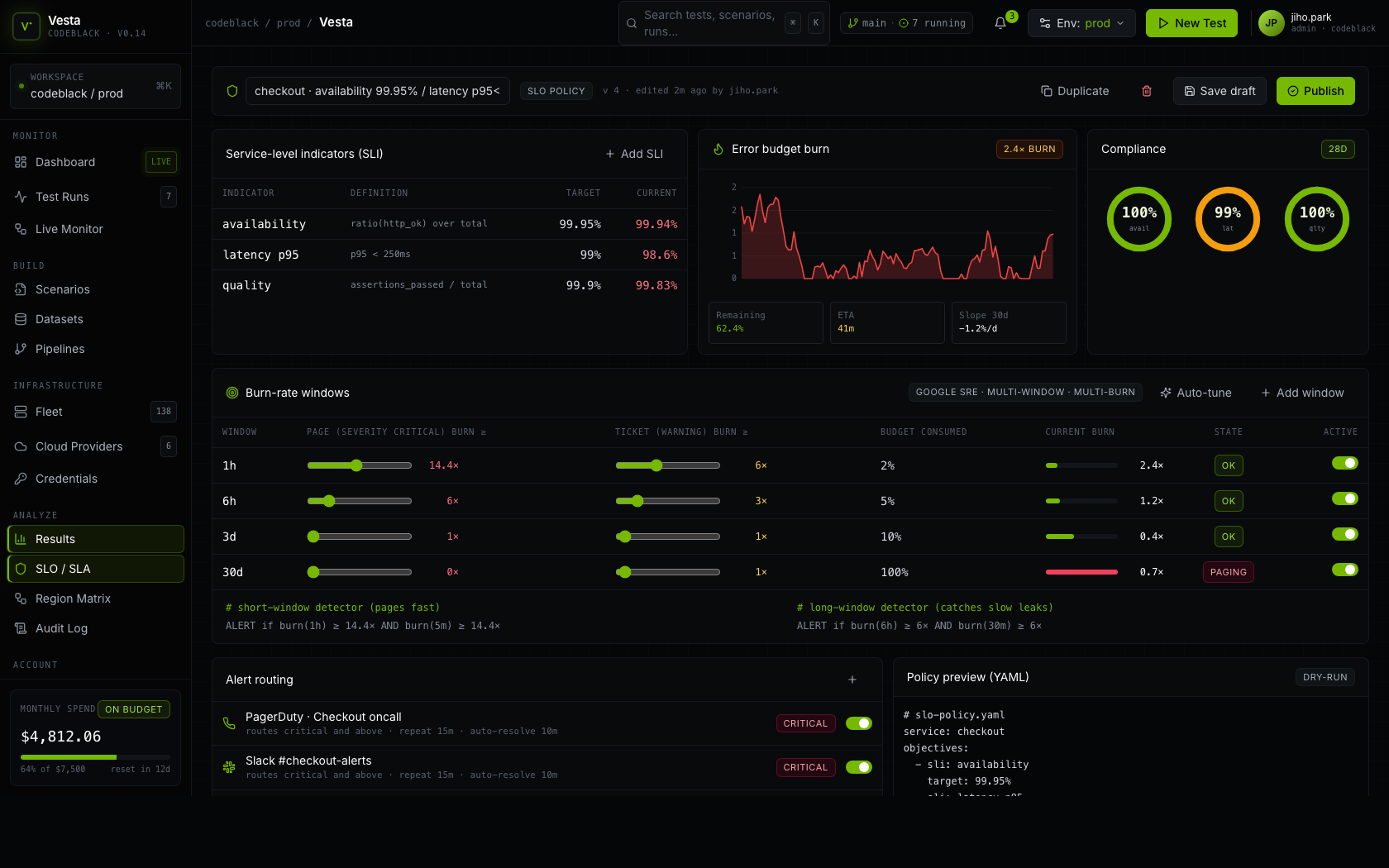 SLO 번 레이트 에디터
